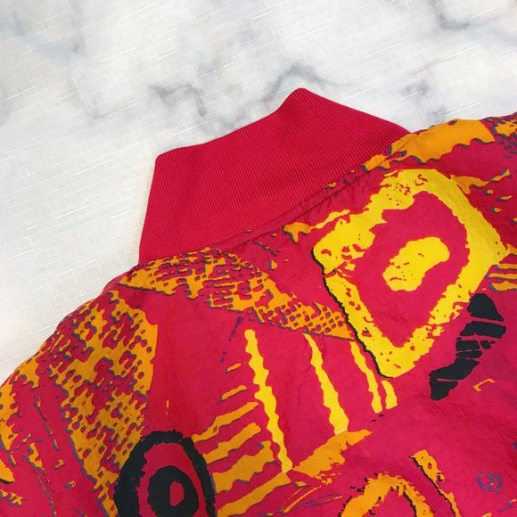 Vintage Nike Y2K Bomber/Varsity Nylon Jacket (M) - Picture 10 of 10